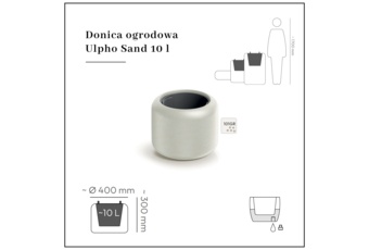 Donica ogrodowa Ulpho Sand 10 l