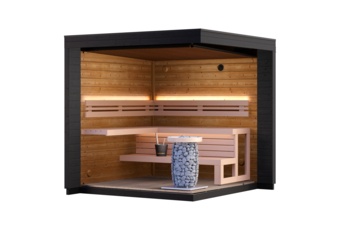 Sauna fińska zewnętrzna Leil® Saunas Patio S 4-osobowa