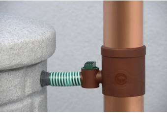 Zbieracz wody deszczowej z zaworem MPI brązowy