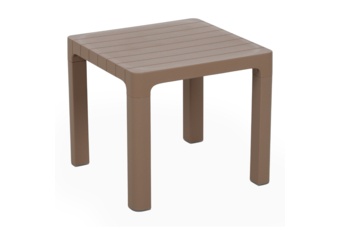 Zestaw leżaków ogrodowych Monako Taupe / Taupe ze stolikiem 