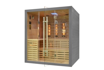 Sauna infrared EA4R Grey z koloroterapią