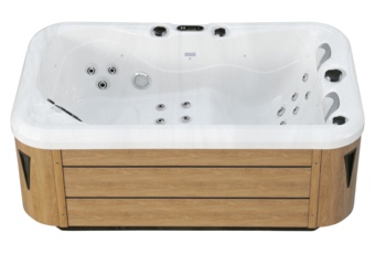Wanna ogrodowa z hydromasażem Aquess Zenya 1201 3-osobowa Brown