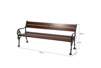 Ławka żeliwna Baster Jupiter
