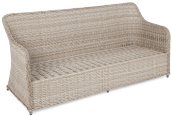 Meble ogrodowe technorattanowe Bergamo Elegant Beige / Beige Melange