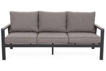 Meble ogrodowe aluminiowe Turyn Dark Grey / Beige Melange