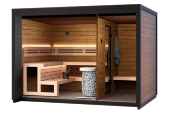 Sauna fińska zewnętrzna Leil® Saunas Patio M 5-osobowa