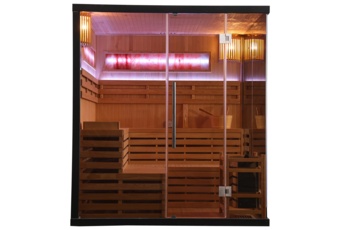 Sauna fińska Nordum Solea Edge 5-osobowa czarna