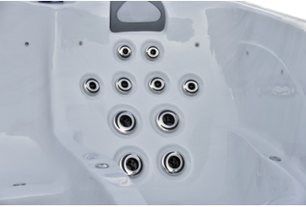 Wanna ogrodowa z hydromasażem Aquess Zenya 5202 Brown 5-osobowa