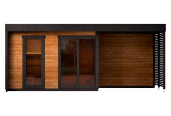 Sauna fińska zewnętrzna Leil® Saunas Patio L Plus 5-osobowa