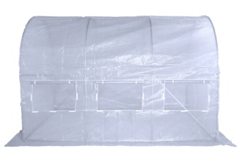 Tunel foliowy 200 x 450 cm (9 m²) stelaż + folia biała