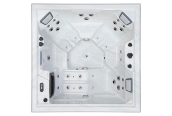 Wanna ogrodowa z hydromasażem Aquess Lunari 3101 3-osobowa