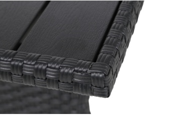 Narożnik ogrodowy technorattanowy Lagos Dark Grey / Grey Melange