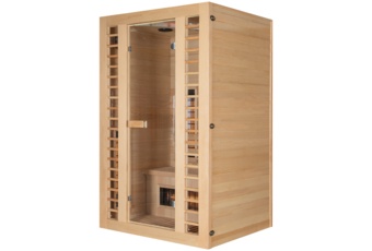 Sauna infrared EF2R Natural z koloroterapią 2-osobowa