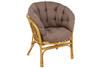 Meble ogrodowe rattanowe Bahama Honey / Cappuccino 3+1