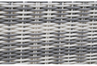 Meble ogrodowe technorattanowe Alicante Light Grey / Grey Melange