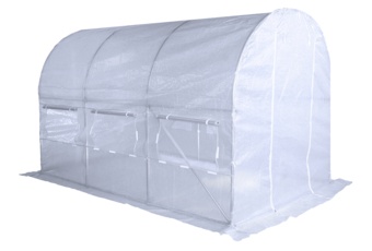 Tunel foliowy 200 x 450 cm (9 m²) stelaż + folia biała