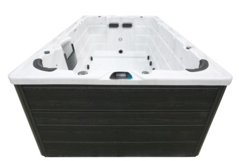 Basen ogrodowy z przeciwprądem i hydromasażem Hanscraft Thor 400 x 228 cm
