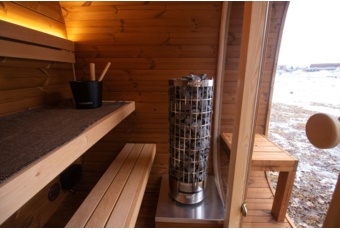 Sauna fińska zewnętrzna Leil® Saunas Dice Comfy 2.0 4-osobowa