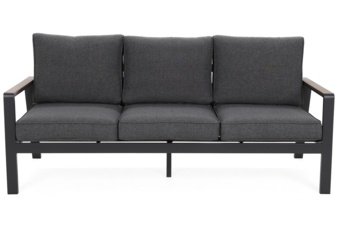 Zestaw mebli aluminiowych Turyn Dark Grey / Grey Melange