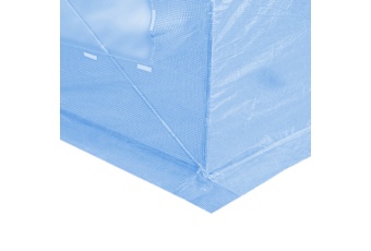 Tunel foliowy 200 x 350 cm (7 m²) stelaż + folia niebieska