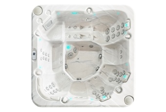 Wanna ogrodowa z hydromasażem Aquess Reflect 4202 7-osobowa