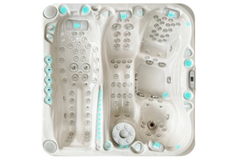 Wanna ogrodowa z hydromasażem Aquess Euphoria 7203 4-osobowa