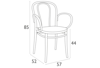 Krzesło Siesta Victor XL Olive Green