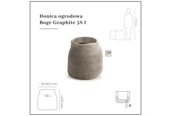 Donica ogrodowa Boge Macchiato 58 l