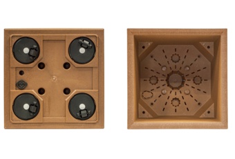 Donica ogrodowa Prosperplast Madera Square Eco Wood Eco Wood 31 l