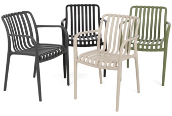 Krzesło ogrodowe Lomi Grey