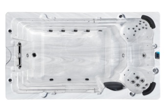 Basen ogrodowy z przeciwprądem i hydromasażem Hanscraft Thor 400 x 228 cm