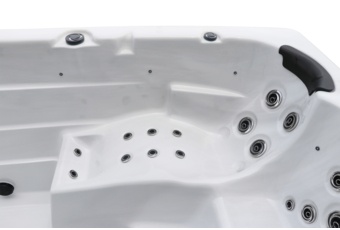 Basen ogrodowy z przeciwprądem i hydromasażem Hanscraft Odin 450 x 228 cm