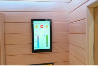 Sauna infrared Nordum Classic 1-osobowa WiFi brązowa
