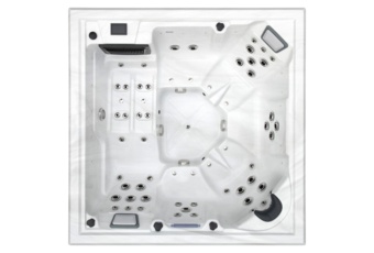 Wanna ogrodowa z hydromasażem Aquess Lunari 5102 5-osobowa