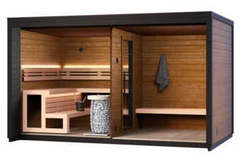 Sauna fińska zewnętrzna Leil® Saunas Patio L 5-osobowa