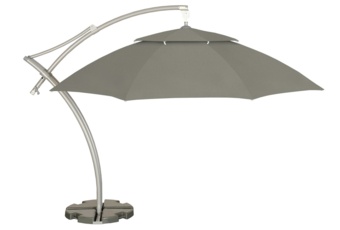 Parasol ogrodowy Litex Garden Ibiza 420 cm szary