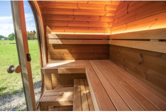 Sauna fińska zewnętrzna Leil® Saunas Dice Pocket 4-osobowa