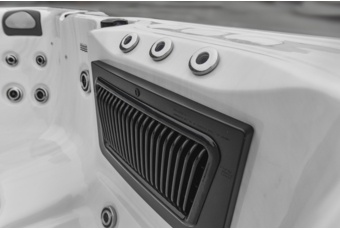 Wanna ogrodowa z hydromasażem Aquess Zenya 5102 6-osobowa