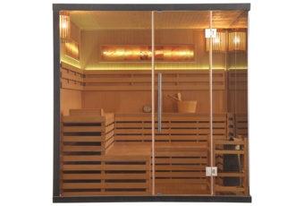 Sauna fińska Nordum Solea Edge 4-osobowa czarna