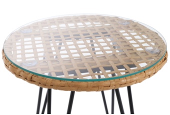 Meble balkonowe technorattanowe Zanzibar Beige / Grey