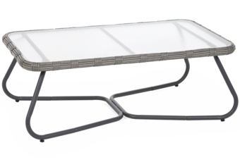 Meble ogrodowe technorattanowe Palermo Grey / Grey