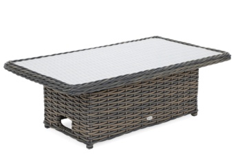 Narożny zestaw mebli ogrodowych Foggia Silk Grey / Grey Melange