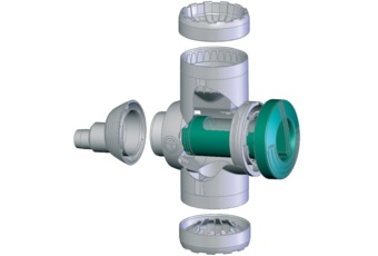 Filtr wody deszczowej MPI szary