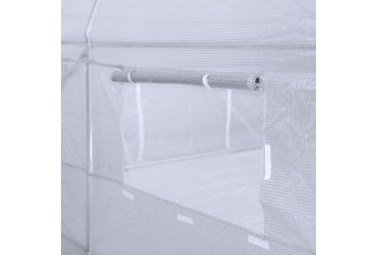 Tunel foliowy 200 x 450 cm (9 m²) stelaż + folia biała