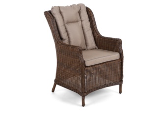 Meble ogrodowe technorattanowe Bristol Square Brown / Brown Melange 4+1