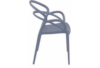Meble ogrodowe Siesta Mila Sky 70 cm Dark Grey 2+1