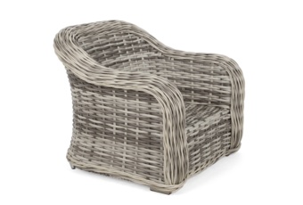 Meble ogrodowe technorattanowe Foggia Light Grey / Grey