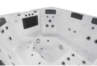 Wanna ogrodowa z hydromasażem Aquess Ellora 5101 6-osobowa