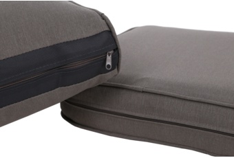 Meble ogrodowe technorattanowe Foggia Light Grey / Grey