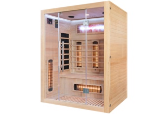 Sauna infrared Nordum Solea 3-osobowa naturalna